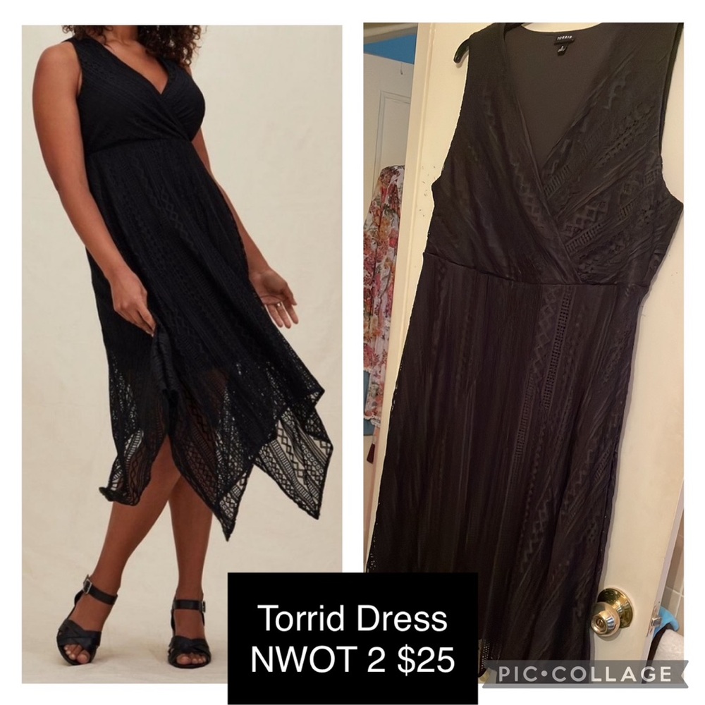 Torrid Mini Lace Skater Dress